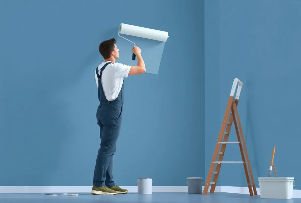 Peintre Saran 45770 en intervention sur un chantier